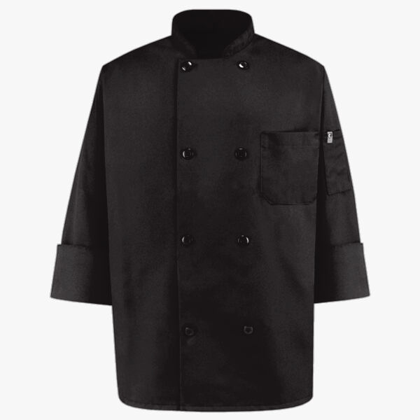 Black Traditional Chef Coat Thumbnail