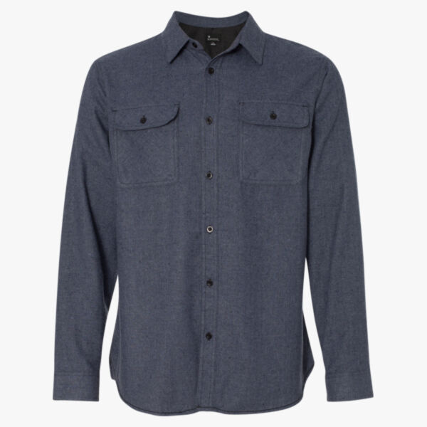 Men's Solid Flannel Shirt Thumbnail