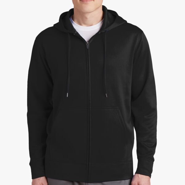 Sport Tek Sport Wick ® Fleece Full Zip Hooded Jacket ST238 Sport Wick ® Fleece Full Zip Hooded Jacket Thumbnail