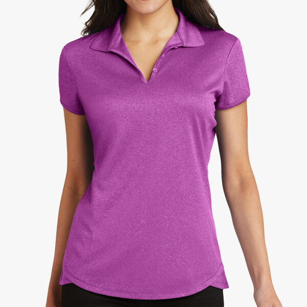 Port Authority Women's Trace Heather Polo L576 Women's Trace Heather Polo Thumbnail