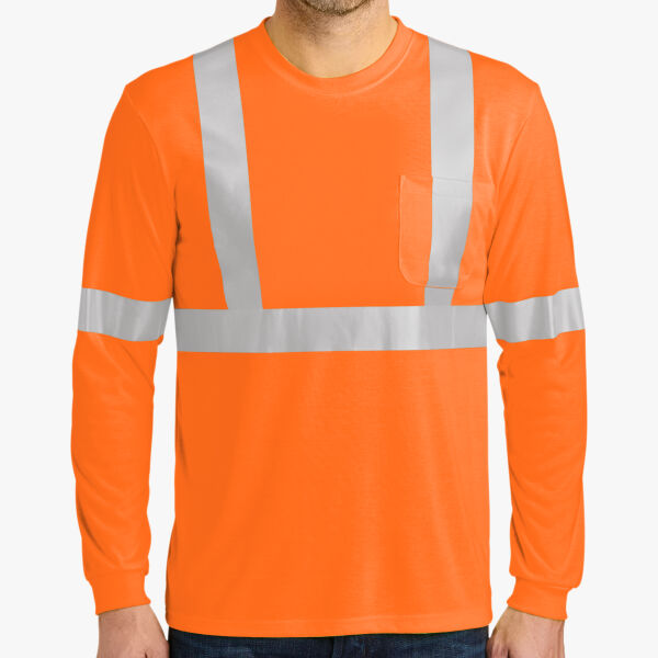 CornerStone Ansi 107 Class 2 Long Sleeve Safety T Shirt CS401LS Ansi 107 Class 2 Long Sleeve Safety T Shirt Thumbnail