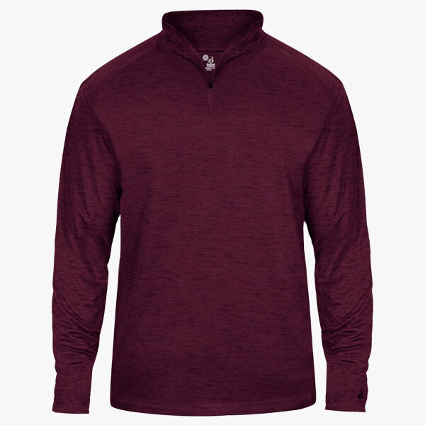 Men's Tonal Blend Quarter-Zip Pullover Thumbnail