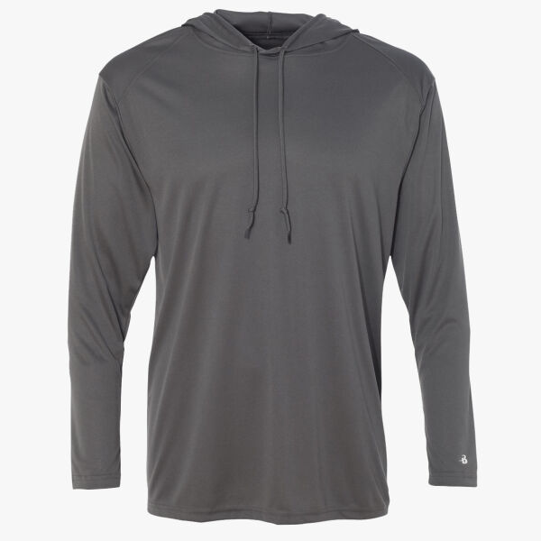 Badger Unisex B-Core Hooded Long Sleeve T-Shirt 4105 Unisex B-Core Hooded Long Sleeve T-Shirt Thumbnail