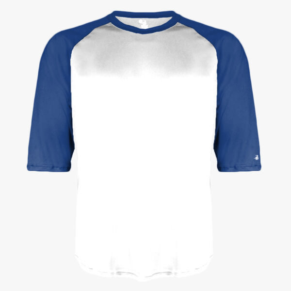 Youth B-Core Three-Quarter Sleeve Baseball T-Shirt Thumbnail