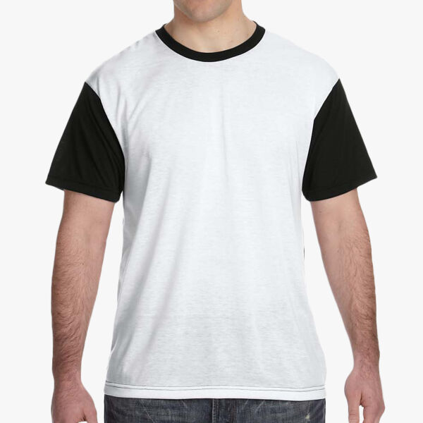 Sublivie Men's Blackout Polyester Sublimation Tee 1902 Men's Blackout Polyester Sublimation Tee Thumbnail
