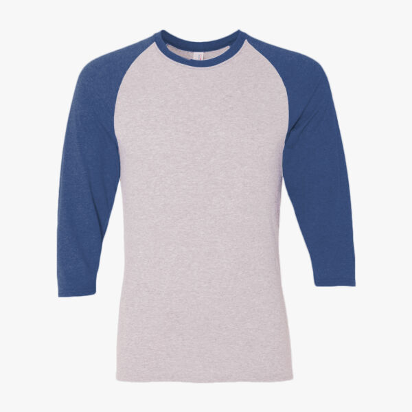 Unisex Triblend Three-Quarter Raglan Baseball T-Shirt Thumbnail