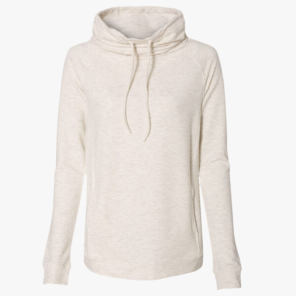 Women’s HeatLast™ Fleece Faux Cashmere Funnel Neck Sweatshirt Thumbnail