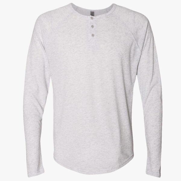 Men's Triblend Henley T-Shirt Thumbnail