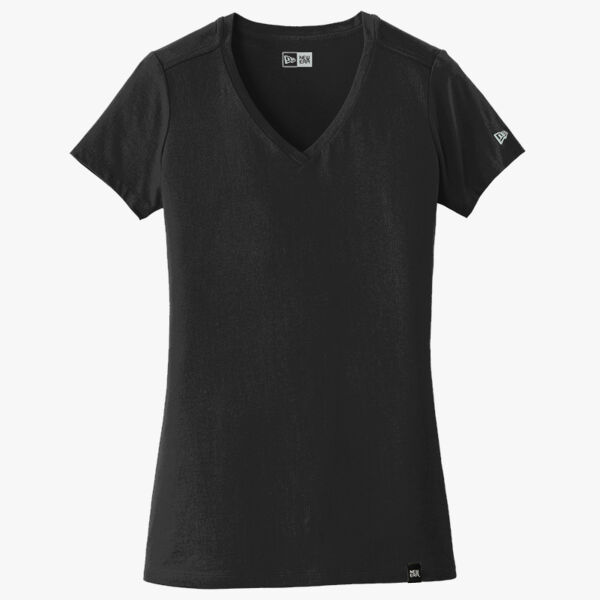 New Era Women's Heritage Blend V Neck Tee LNEA101 Women's Heritage Blend V Neck Tee Thumbnail