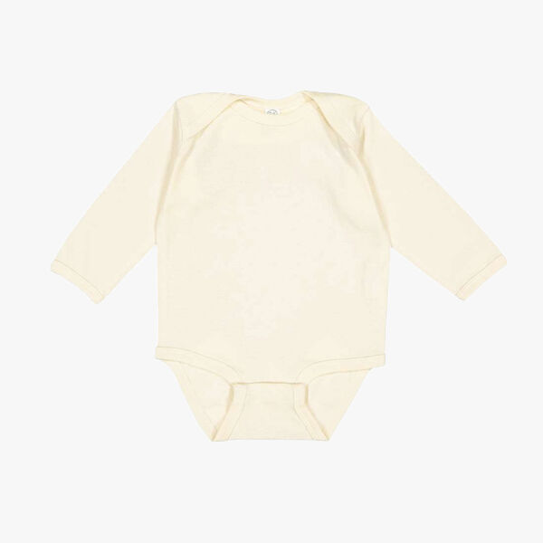 Infant Long Sleeve Baby Rib Bodysuit Thumbnail