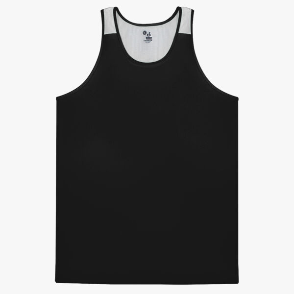 Alleson Athletic Men's Ventback Singlet Tank Top 8668 Men's Ventback Singlet Tank Top Thumbnail