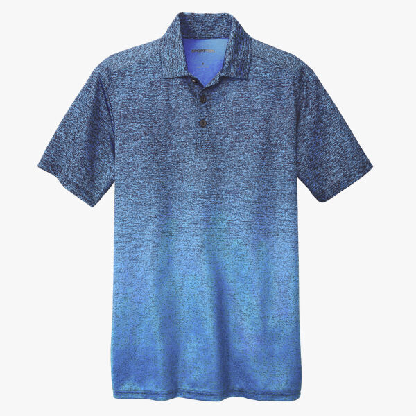 Sport Tek Ombre Heather Polo ST671 Ombre Heather Polo Thumbnail
