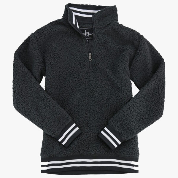 Boxercraft Unisex Varsity Sherpa Quarter-Zip Pullover Q20 Unisex Varsity Sherpa Quarter-Zip Pullover Thumbnail