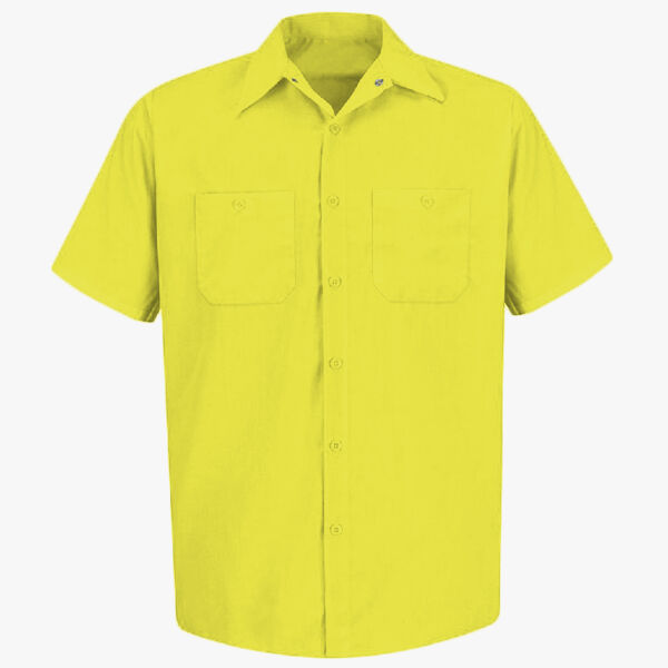 Red Kap Men's Tall Enhanced Visibility Short Sleeve Work Shirt SS24T Men's Tall Enhanced Visibility Short Sleeve Work Shirt Thumbnail