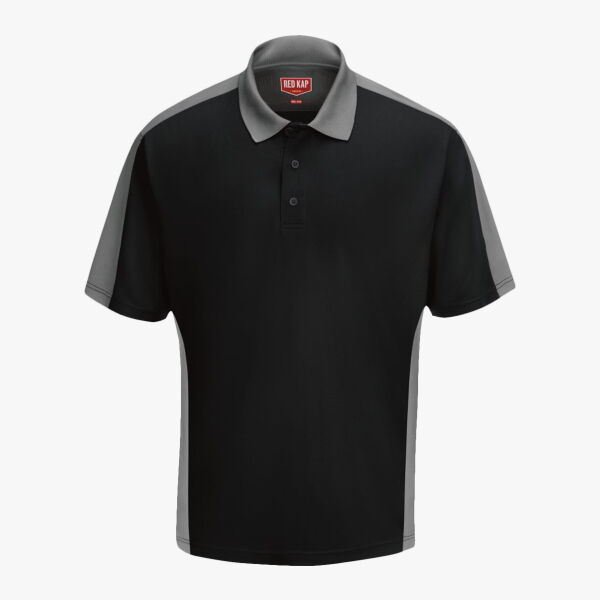 Red Kap Men's Performance Knit Two Tone Polo SK54 Men's Performance Knit Two Tone Polo Thumbnail