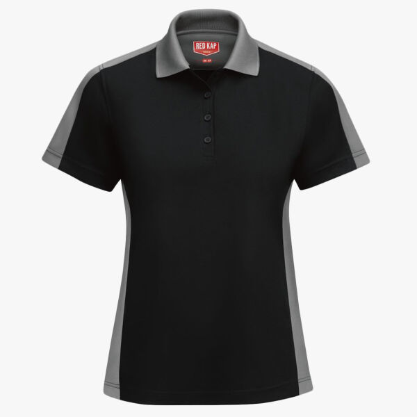 Red Kap Women's Performance Knit Two-Tone Polo SK53 Women's Performance Knit Two-Tone Polo Thumbnail