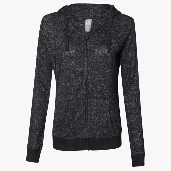 J. America Women’s Cozy Jersey Hooded Full-Zip 8656 Women’s Cozy Jersey Hooded Full-Zip Thumbnail