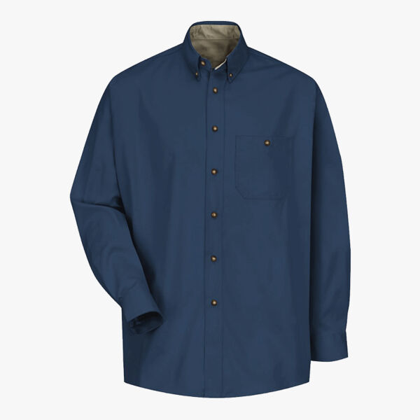 Red Kap Men's Cotton Contrast Dress Shirt SC74 Men's Cotton Contrast Dress Shirt Thumbnail