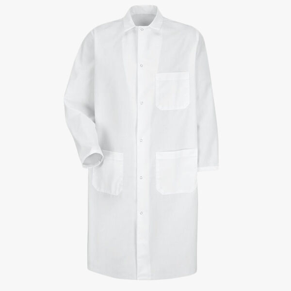 Unisex Butcher Coat with Exterior Chest Pocket Thumbnail