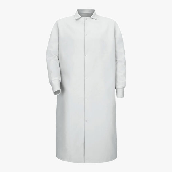 Red Kap Unisex Gripper-Front Pocketless Butcher Coat With Knit Cuffs KS60 Unisex Gripper-Front Pocketless Butcher Coat With Knit Cuffs Thumbnail
