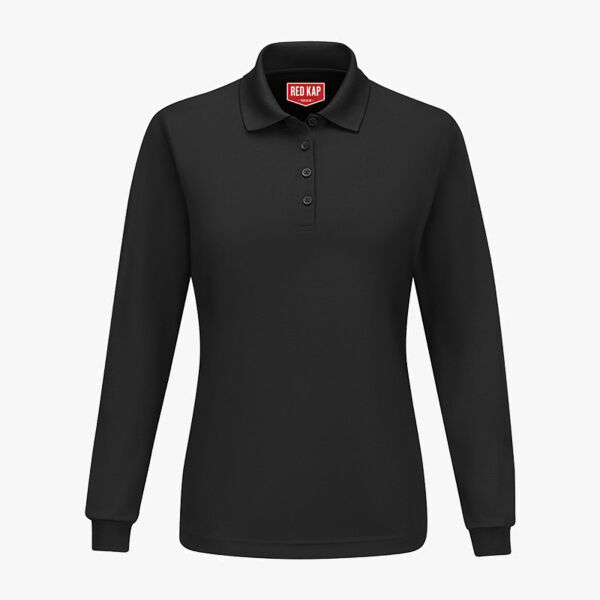 Red Kap Women's Long Sleeve Performance Knit Polo SK7L Women's Long Sleeve Performance Knit Polo Thumbnail