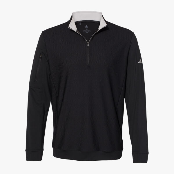 Men's Textured Quarter-Zip Pullover Thumbnail