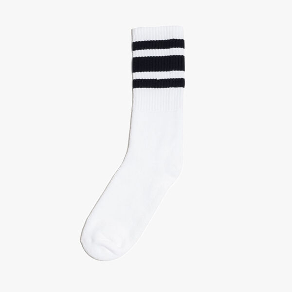 USA-Made Striped Crew Socks Thumbnail