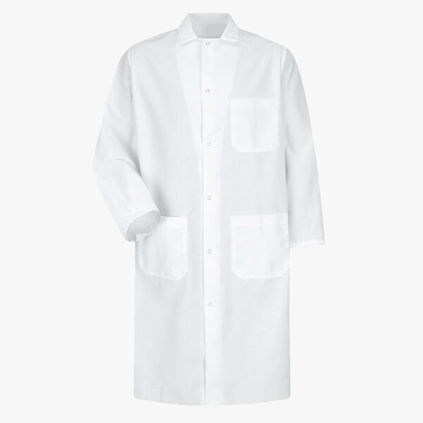 Men's Snap-Front Spun Polyester Butcher Coat Thumbnail