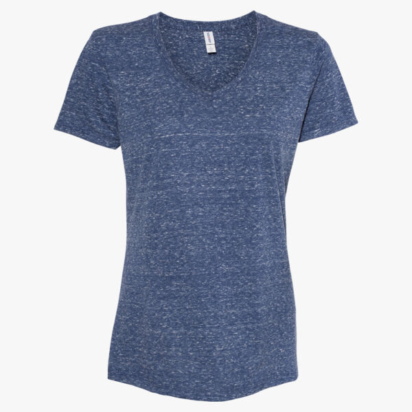 Jerzees Women's Snow Heather Jersey V-Neck T-Shirt 88WVR Women's Snow Heather Jersey V-Neck T-Shirt Thumbnail