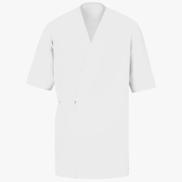 Red Kap Men's Collarless Poplin Butcher Wrap WP18 Men's Collarless Poplin Butcher Wrap Thumbnail
