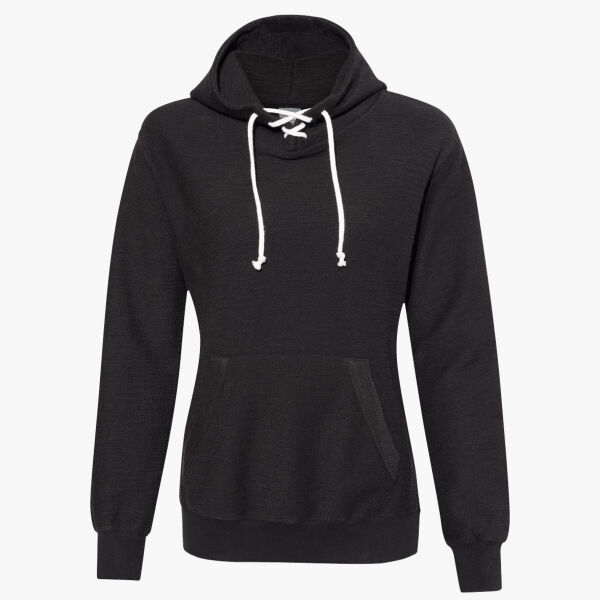 J. America Women’s French Terry Sport Lace Scuba Hooded Sweatshirt 8694 Women’s French Terry Sport Lace Scuba Hooded Sweatshirt Thumbnail