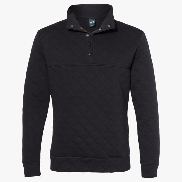 J. America Men's Quilted Half-Snap Pullover 8890 Men's Quilted Half-Snap Pullover Thumbnail