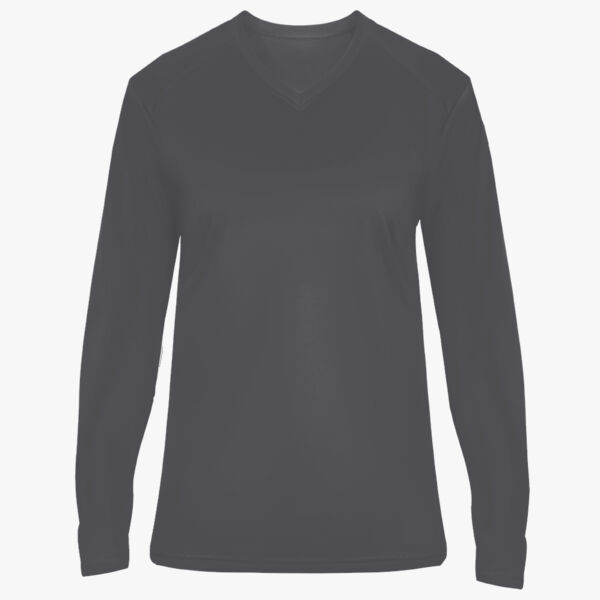 Badger Women's Ultimate SoftLock™ V-Neck Long Sleeve T-Shirt 4064 Women's Ultimate SoftLock™ V-Neck Long Sleeve T-Shirt Thumbnail