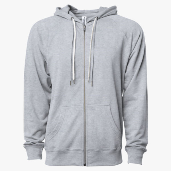 Independent Trading Co. Unisex Icon Lightweight Loopback Terry Full-Zip Hooded Sweatshirt SS1000Z Unisex Icon Lightweight Loopback Terry Full-Zip Hooded Sweatshirt Thumbnail