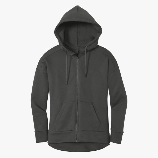 District Women's Perfect Weight ® Fleece Drop Shoulder Full Zip Hoodie DT1104 Women's Perfect Weight ® Fleece Drop Shoulder Full Zip Hoodie Thumbnail