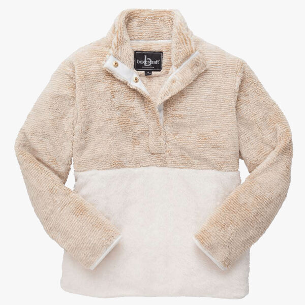 Boxercraft Unisex Fuzzy Half-Snap Fleece Pullover FZ01 Unisex Fuzzy Half-Snap Fleece Pullover Thumbnail