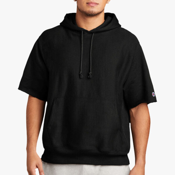 Champion Reverse Weave ® Short Sleeve Hooded Sweatshirt S101SS Reverse Weave ® Short Sleeve Hooded Sweatshirt Thumbnail