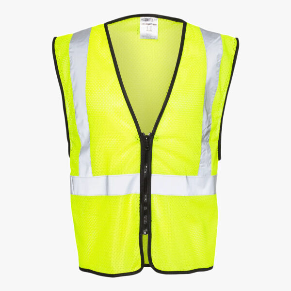 Kishigo Unisex Zippered Mesh Economy Class 2 Vest 1547-1548 Unisex Zippered Mesh Economy Class 2 Vest Thumbnail