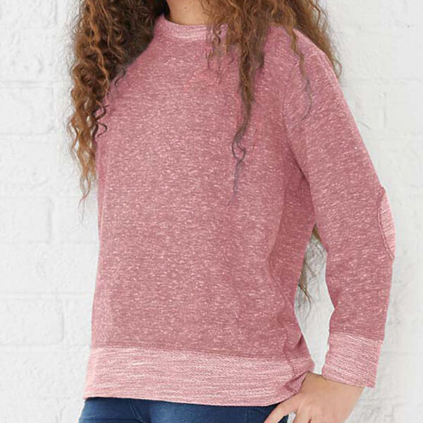 LAT Youth Harborside Mélange French Terry Crewneck Sweatshirt 2279 Youth Harborside Mélange French Terry Crewneck Sweatshirt Thumbnail
