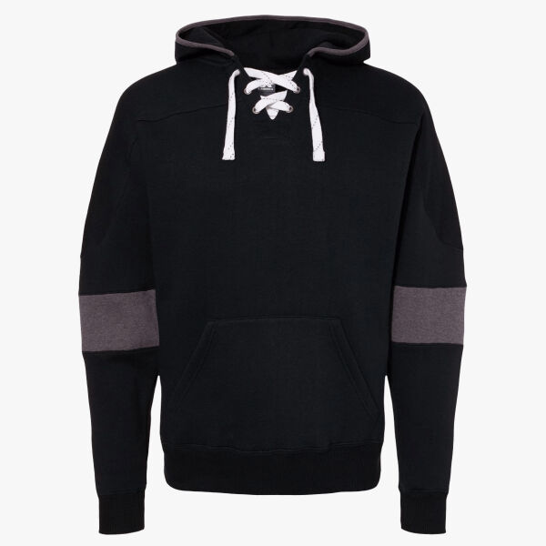 Men's Sport Lace Colorblocked Fleece Hooded Sweatshirt Thumbnail