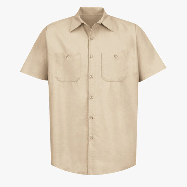 Red Kap Men's Tall Industrial Short Sleeve Work Shirt SP24T Men's Tall Industrial Short Sleeve Work Shirt Thumbnail