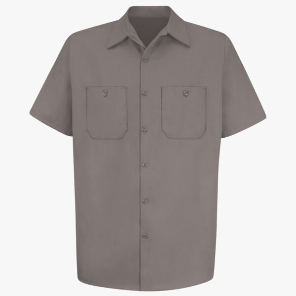 Men's Tall Cotton Short Sleeve Uniform Shirt Thumbnail