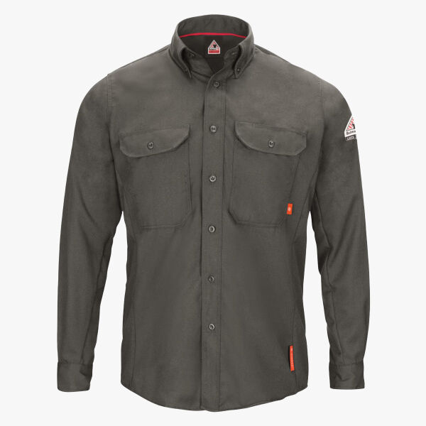 Bulwark Men's iQ Series® Long Sleeve Comfort Woven Lightweight Shirt QS50 Men's iQ Series® Long Sleeve Comfort Woven Lightweight Shirt Thumbnail