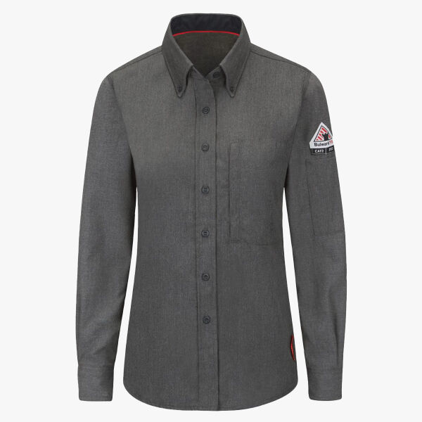 Bulwark Women's iQ Series® Comfort Woven Lightweight Shirt QS51 Women's iQ Series® Comfort Woven Lightweight Shirt Thumbnail