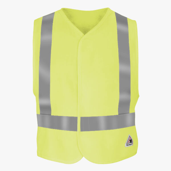 Bulwark Men's Men's Hi-Visibility Flame-Resistant Safety Vest VMV4HV Men's Men's Hi-Visibility Flame-Resistant Safety Vest Thumbnail