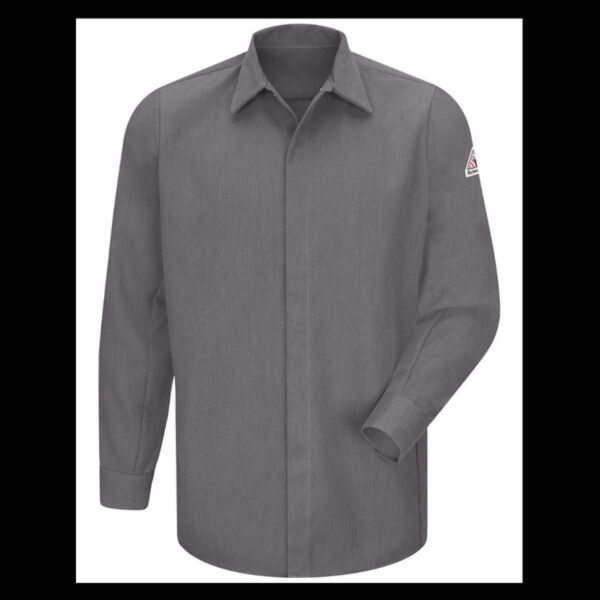 Bulwark Men's Tall Concealed-Gripper Pocketless Long Sleeve Shirt - CoolTouch® 2 SMS2T Men's Tall Concealed-Gripper Pocketless Long Sleeve Shirt - CoolTouch® 2 Thumbnail