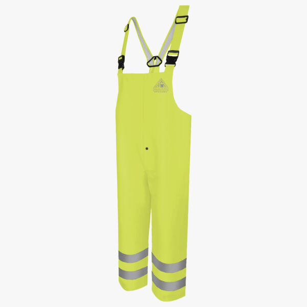 Bulwark Men's Hi-Visibility Flame-Resistant Rain Bib Overall - 10 oz. BXN4 Men's Hi-Visibility Flame-Resistant Rain Bib Overall - 10 oz. Thumbnail