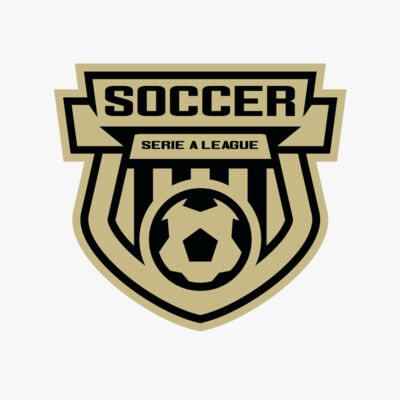 Serie a league soccer logo template Thumbnail