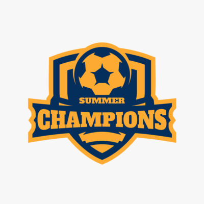 Champions Summer Soccer logo template Thumbnail