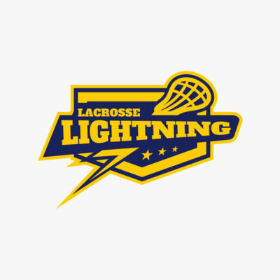 Lightning Lacrosse Logo Template Thumbnail